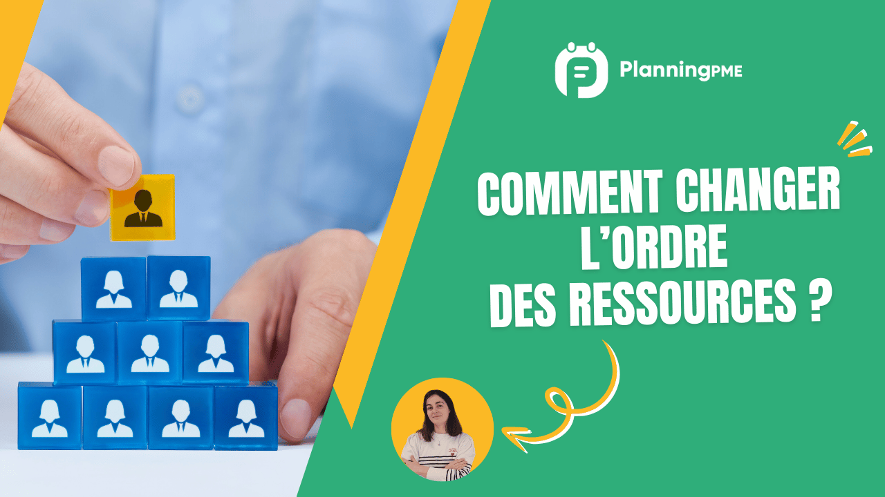 Comment changer l'ordre des ressources ?