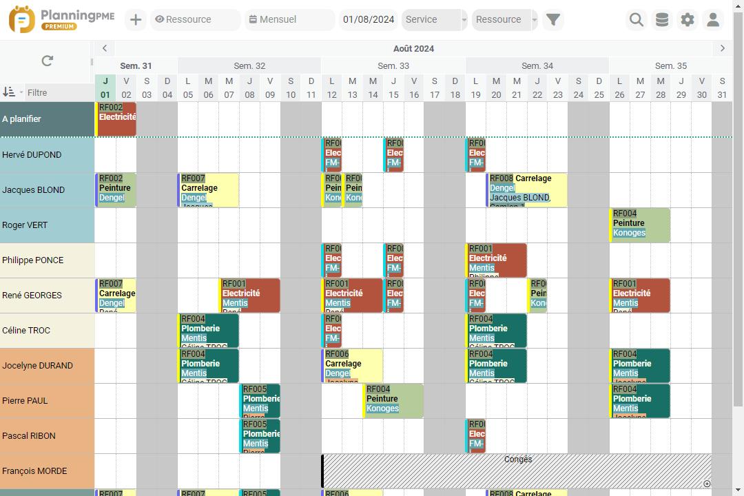 Optimisez le planning de vos chantiers et des techniciens